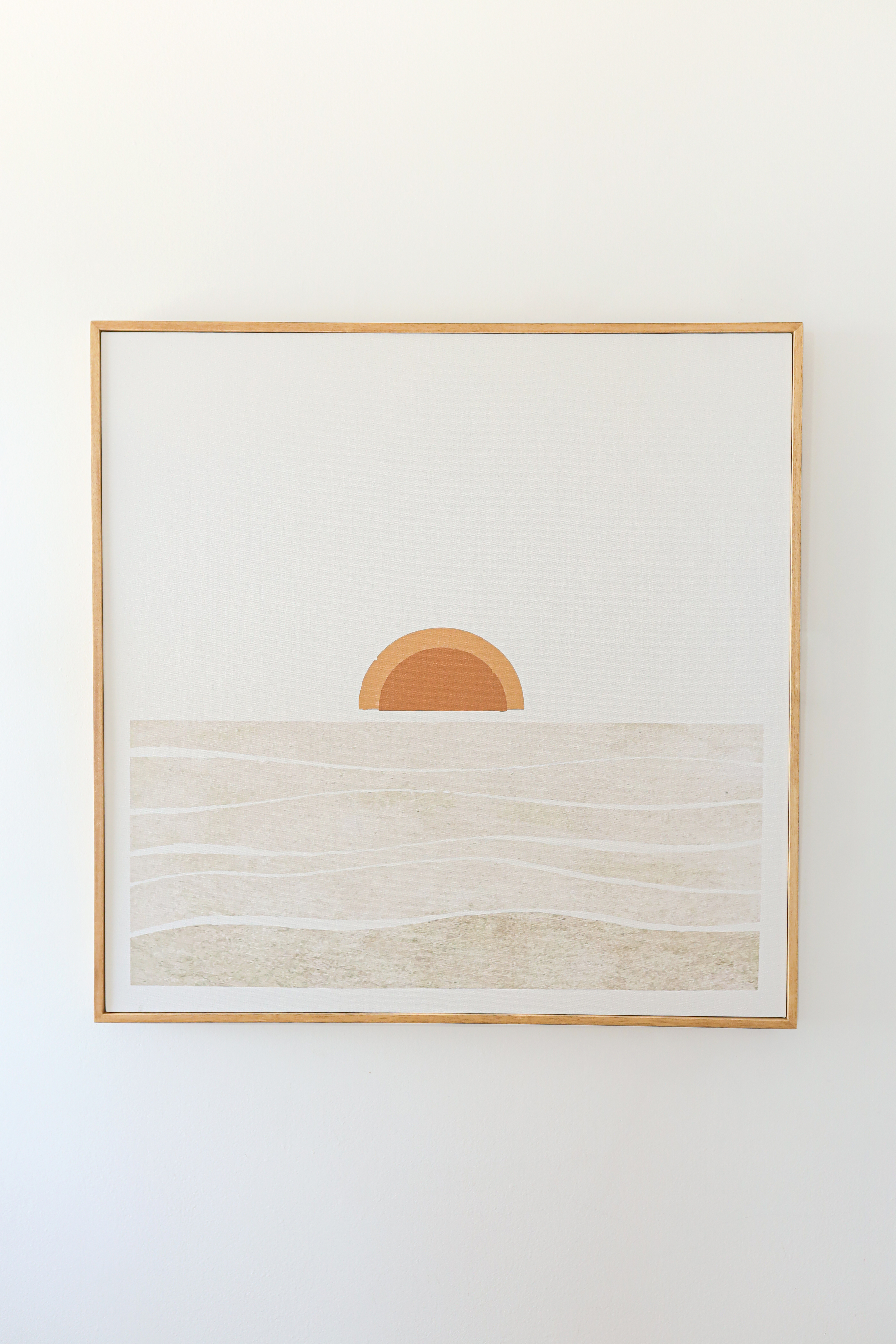 Cuadro decorativo Sol 80x80 cm