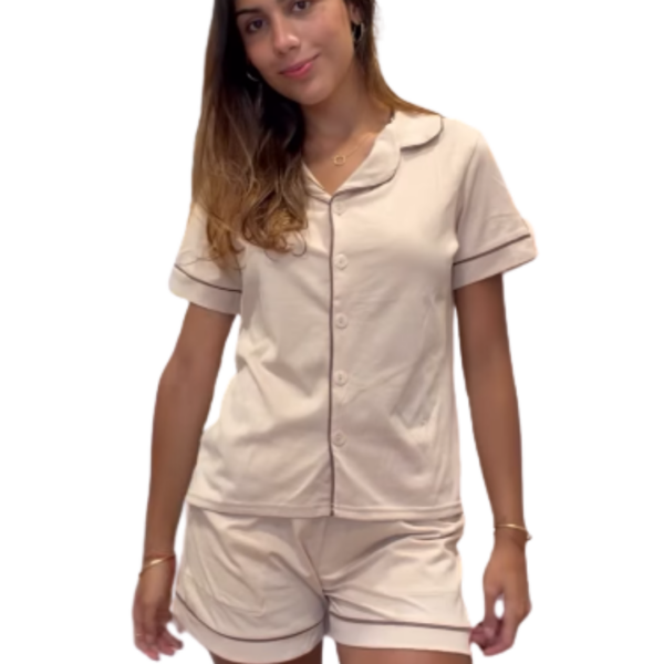 Pijama verano beige Alina