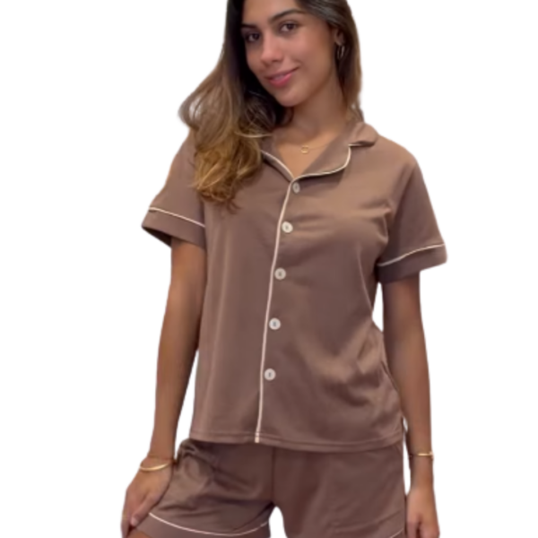 Pijama verano marrón Alina