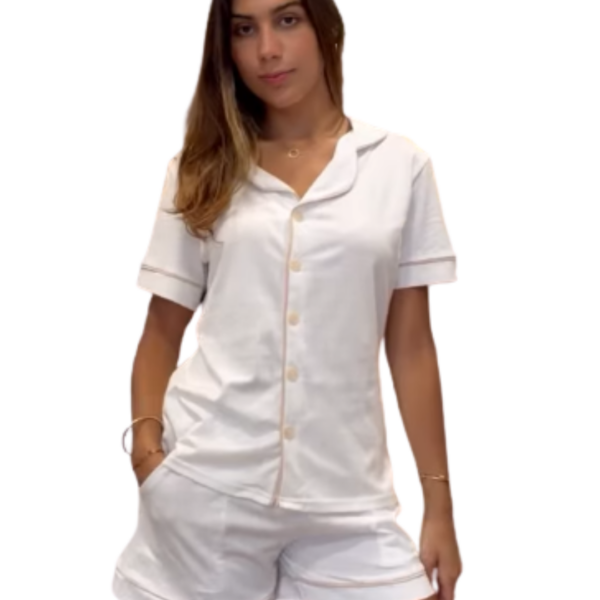 Pijama verano blanca Alina